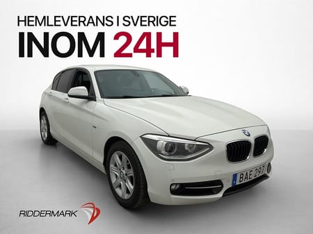 BMW 118d 118 143hk Sport line Bluetooth Farthållare P-Sensorer