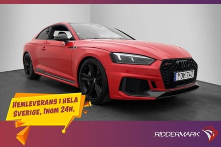 Audi RS 5 Coupé RS5 Q 450hk Keramiska B&O HUD Massage Kolfiber