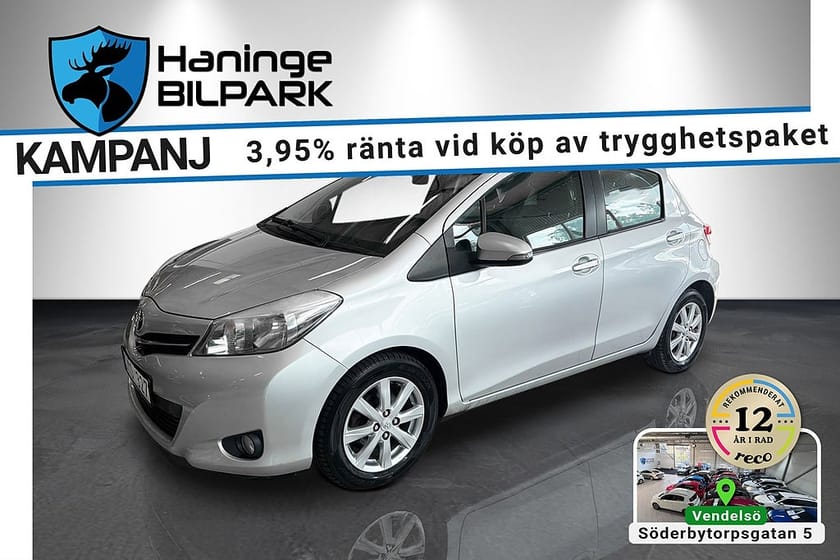 Bild 1 av Toyota Yaris 5DR 1.33 Dual VVT-i B-Kamera /  SUPERDEAL 3.95% /