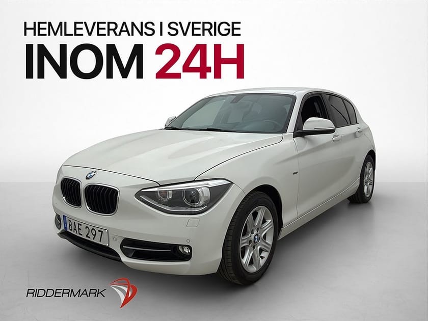 Bild 3 av BMW 118d 118 143hk Sport line Bluetooth Farthållare P-Sensorer