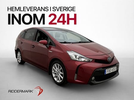 Toyota Prius+ Hybrid 122hk 7-sits Panorama Läder Backkamera