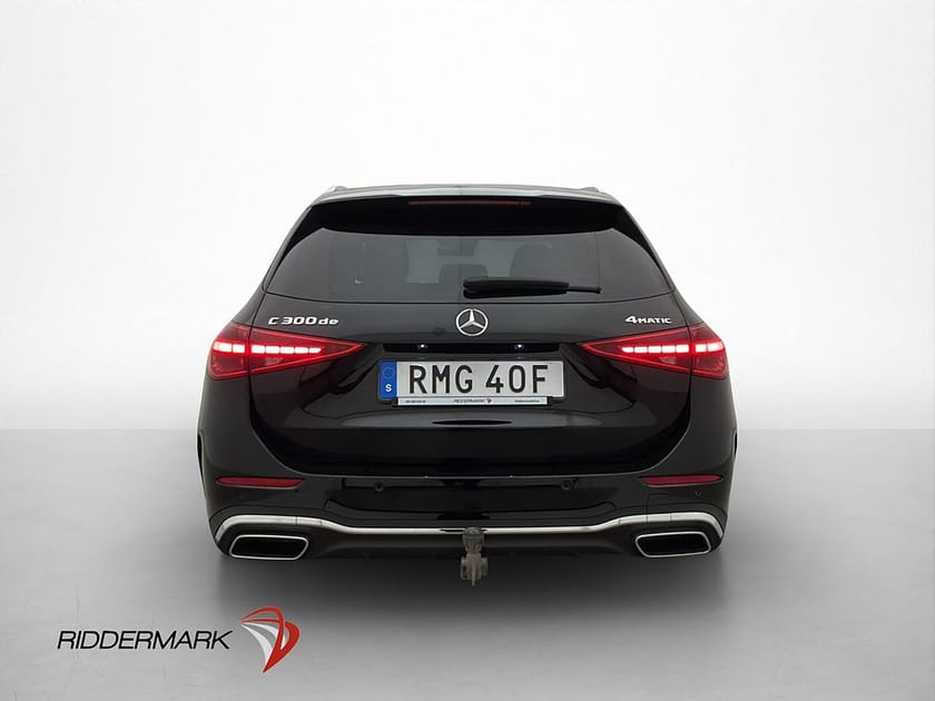 Bild 4 av Mercedes-Benz C 300 T de 4MATIC C300 313hk AMG 360° Drag Elstol Navi