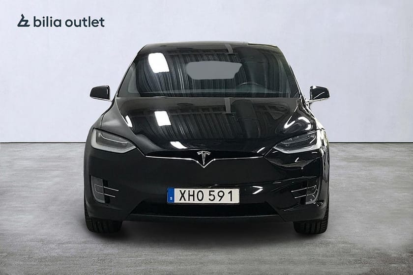 Bild 3 av Tesla Model X 100D 6-sits 423hk Panorama Autopilot Navi Backkamera