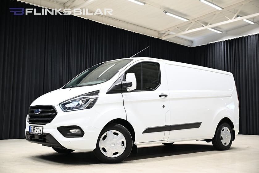 Bild 1 av Ford Transit Custom 300 130HK L2|Automat|LED|Inredning|EnÄgare|Kambytt
