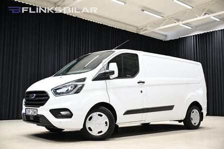 Ford Transit Custom 300 130HK L2|Automat|LED|Inredning|EnÄgare|Kambytt