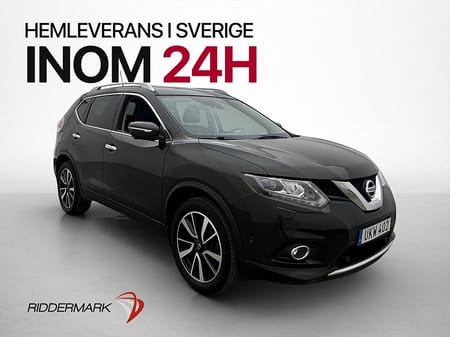 Nissan X-Trail 7 Seats 1.6 130hk Tekna 7-Sits Pano 360° Skinn Navi