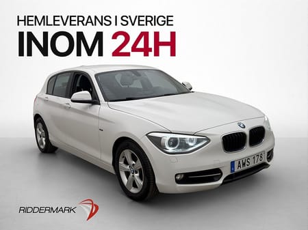 BMW 118d 118 143hk Sport line Dragkrok Sensorer Bluetooth