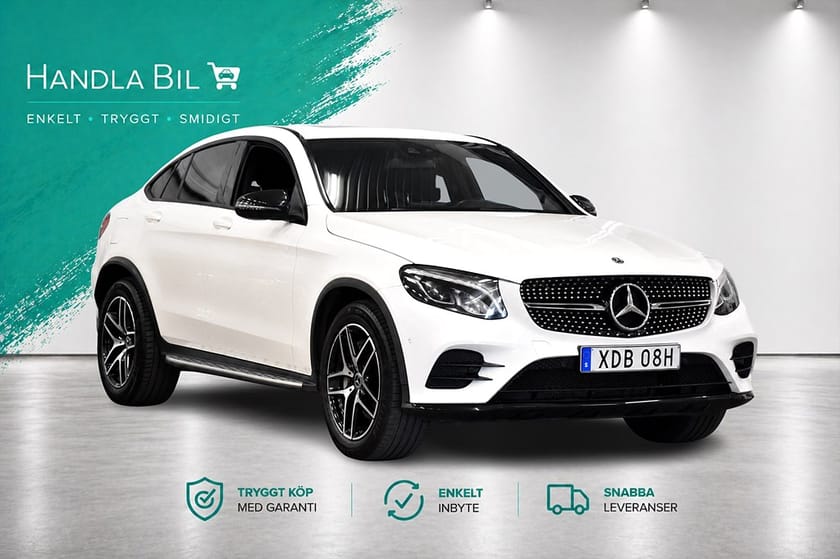 Bild 4 av Mercedes-Benz GLC 220 d Coupé 4MATIC 4M AMG Taklucka Burmester D-värm Drag