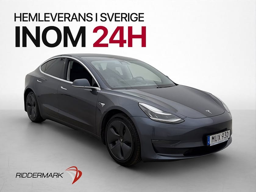 Bild 1 av Tesla Model 3 Long Range AWD AP Dragkrok Svensksåld
