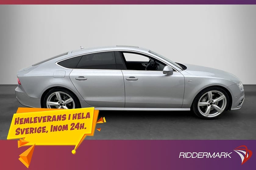Bild 5 av Audi A7 Sportback V6 320hk S-Line Taklucka Luft HUD Värmare