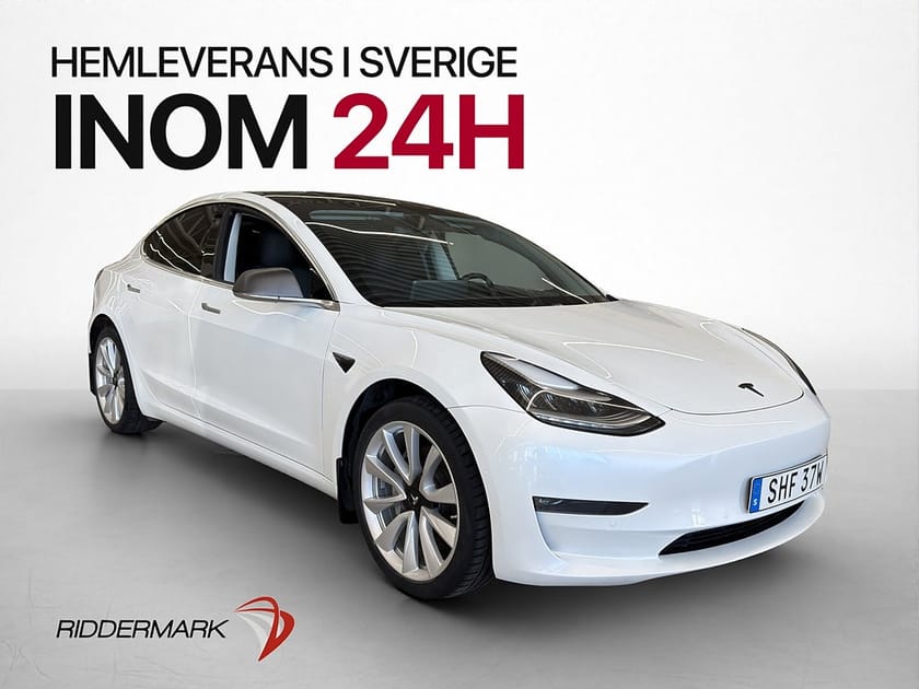 Bild 1 av Tesla Model 3 Long Range AWD Svensksåld Autopilot