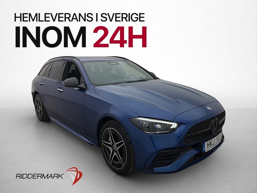 Bild 1 av Mercedes-Benz C 300 T e C300 AMG Night Burm Värm 360° Ambient