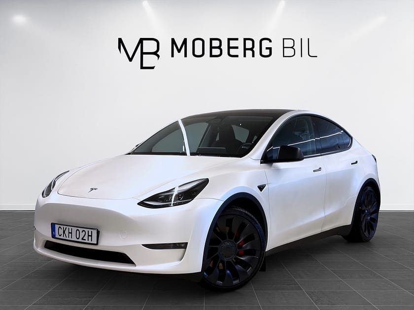 Bild 1 av Tesla Model Y Performance 534hk Pano Läder Drag B-Kamera
