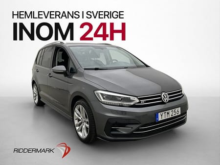 Volkswagen Touran 1.4 TSI 150hk R-Line 7-Sits Värm Pano Drag