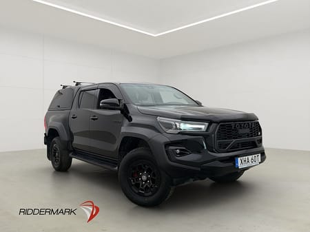 Toyota Hilux Dubbelhytt GR-Sport 2 2.8 AWD Drag Diff JBL 360° Kåpa Moms