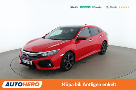 Honda Civic 1.5 i-VTEC Prestige / Taklucka, GPS, Skinn