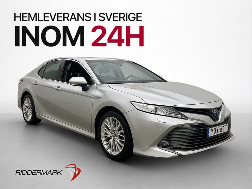 Bild 1 av Toyota Camry Hybrid 218hk Executive Kamera Skinn Elstolar