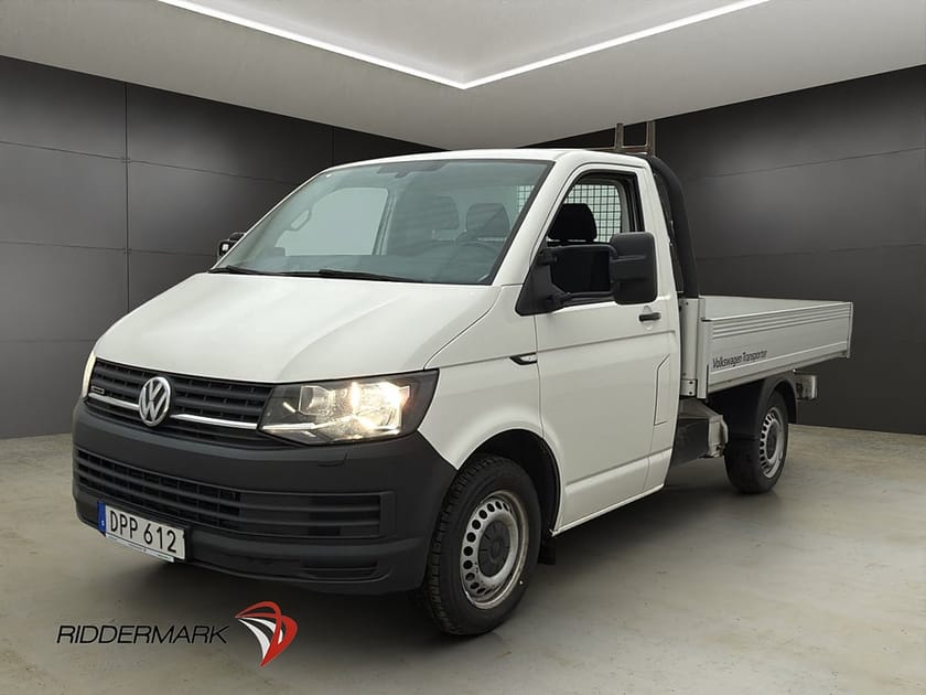 Bild 3 av Volkswagen Transporter Chassi Cab FLAKBIL 4M Värmare Dragkrok Diff Moms