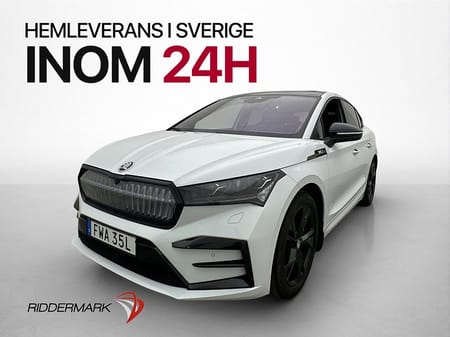 Škoda Enyaq Coupé RS iV Skoda Pano Canton HUD Värmare Drag Kamera