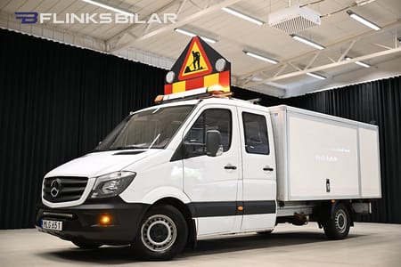Mercedes-Benz Sprinter 316 BlueTEC Chassi Crew cab Automat|6-Sits|Långkåpa|Leasebar