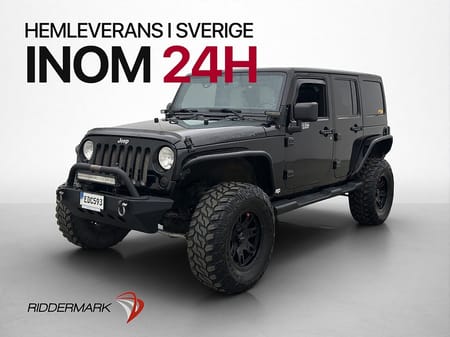 Jeep Wrangler Unlimited 2.8 4WD Black Sidesteps Skinn Drag