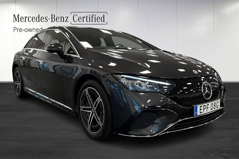 Bild 2 av Mercedes-Benz EQE 350 AMG Burmeister Elstol Drag Kamera Navi