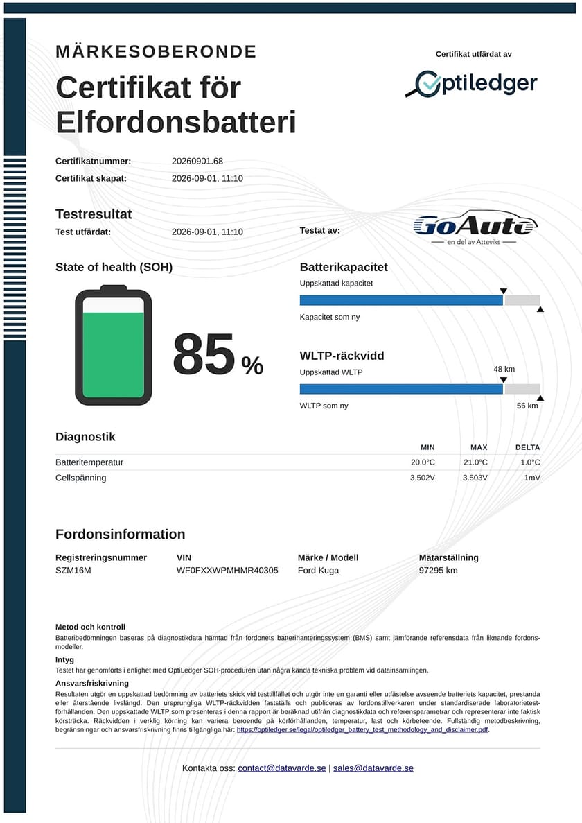 Bild 2 av Ford Kuga Plug-In Hybrid E-CVT 225hk