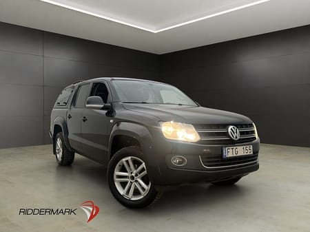 Volkswagen Amarok DoubleCab 2.8t 2.0TDI 4M Ny-Kamrem Värmare Dragkrok Kåpa