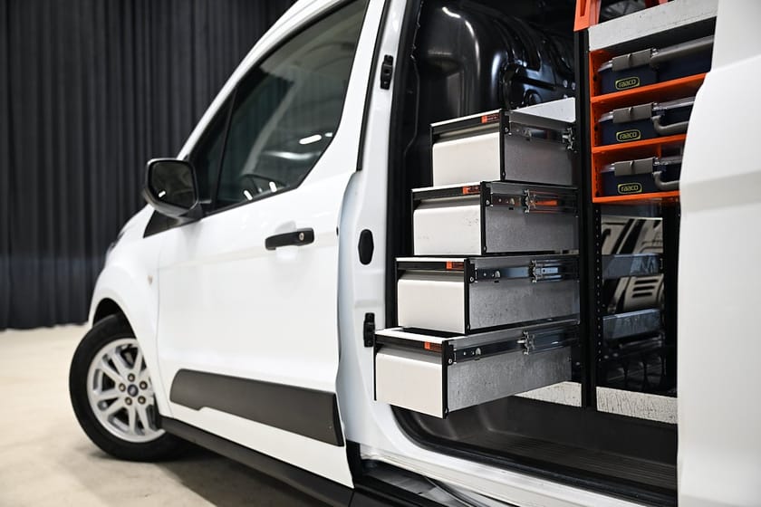 Bild 5 av Ford Transit Connect 210 LWB 100HK L2|Dubbeldörr|Inredd|LED|Leasbar|SeUtr!!