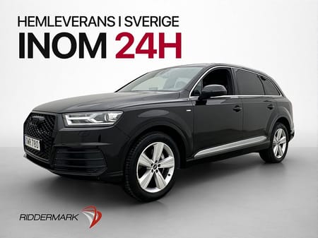 Audi Q7 3.0 TDI Q S-Line 7-Sits Cockpit BOSE Dragkrok Navi