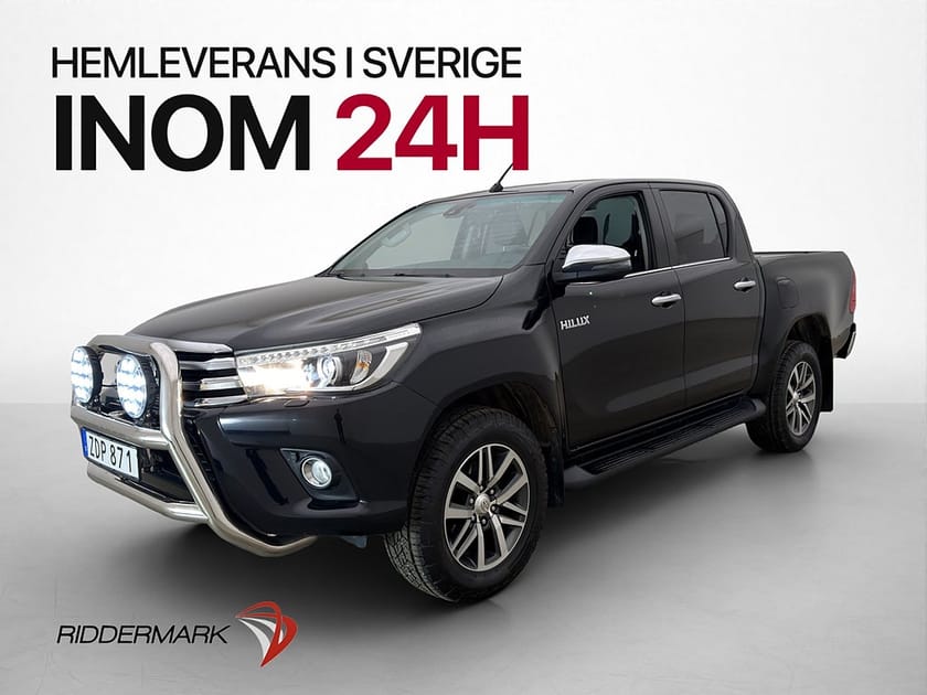 Bild 3 av Toyota Hilux Dubbelhytt Premium 2.4 AWD M/K-Värm Dragkrok Diff B-Kamera