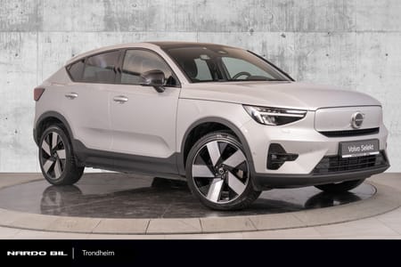Volvo C40 Recharge 408 hk Ultimate. 360/Soltak/Pixel lys/Krok/H&K