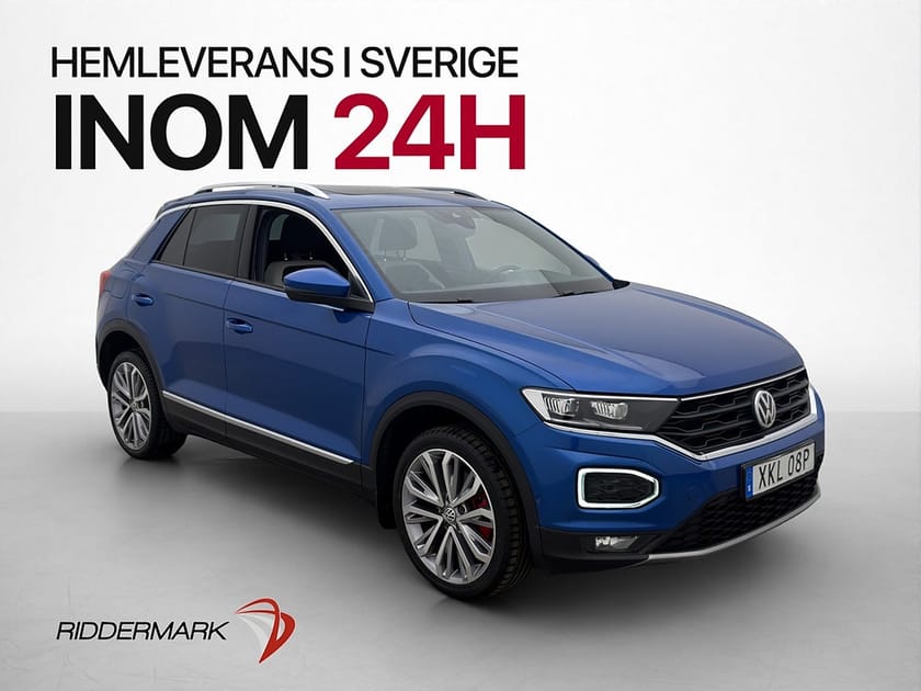 Bild 1 av Volkswagen T-Roc 2.0 TSI 4M 190hk GT Cockpit Pano Kamera GPS