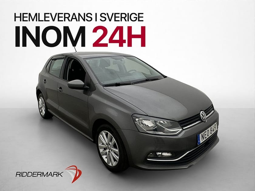 Bild 1 av Volkswagen Polo 1.2 TSI 90hk 1 Brukare Bluetooth 360kr Skatt