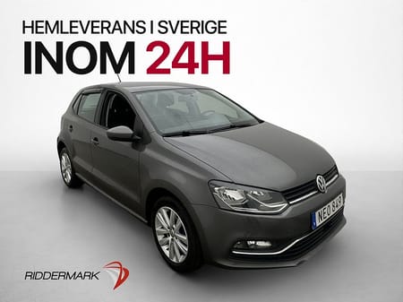 Volkswagen Polo 1.2 TSI 90hk 1 Brukare Bluetooth 360kr Skatt