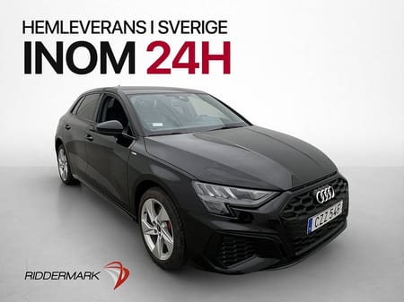 Audi A3 Sportback 45 TFSI e 245hk S-Line Cockpit Svart Optik MOMS