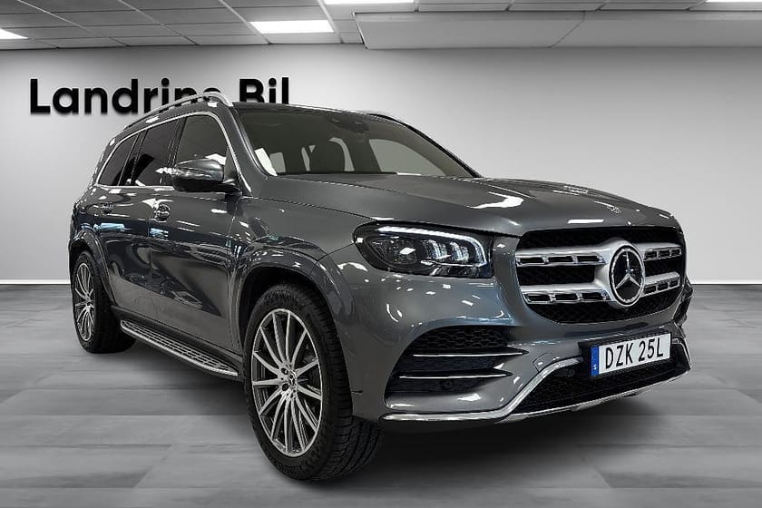 Bild 3 av Mercedes-Benz GLS 400 d 4MATIC AMG Pano Drag Kaptensstolar 6-Sits Värmare