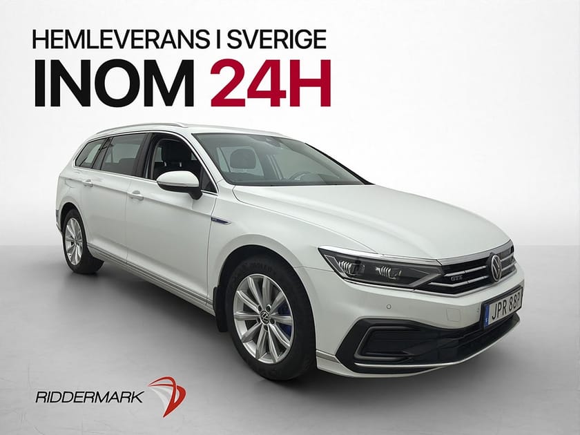 Bild 1 av Volkswagen Passat Sportscombi GTE 1.4 TSI Värm Kamera Nav Adpt-fart Drag