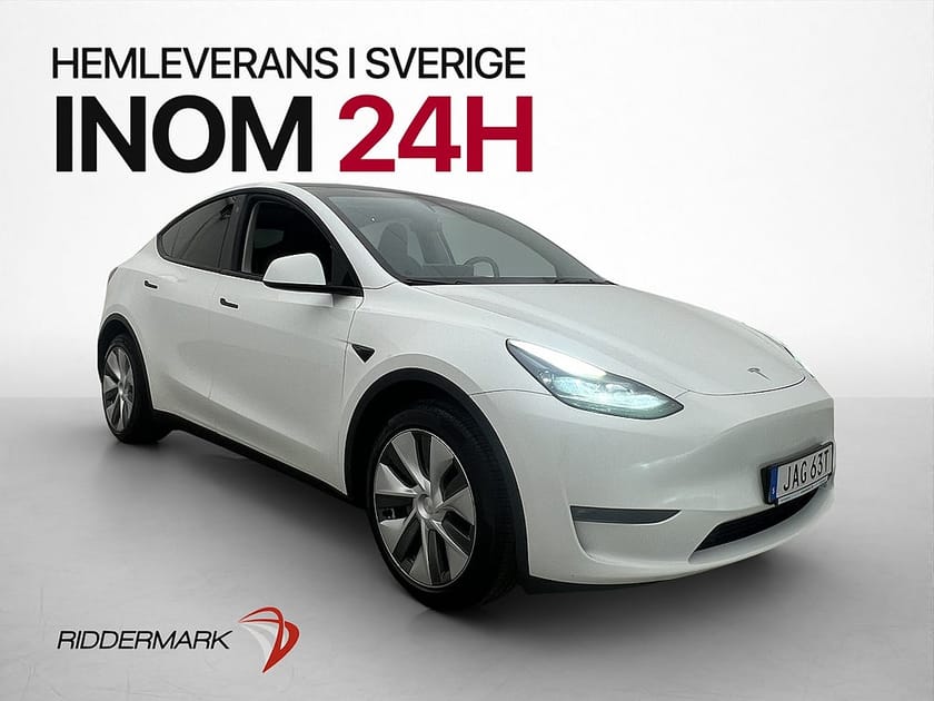 Bild 1 av Tesla Model Y Long Range AWD 514hk Pano Drag Autopilot MOMS