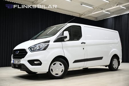 Ford Transit Custom 300 130HK L2 Automat|Inredning|Drag|Värmare|EnÄgare