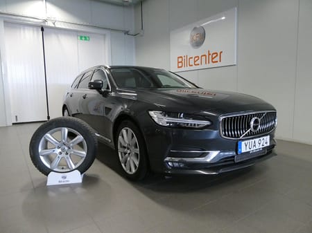 Volvo V90 D4 AWD Inscription Aut-Drag-Kam-Skinn-SoV *Kamremsbytt*