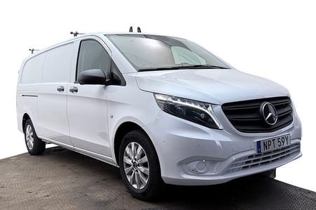 Mercedes-Benz Vito 116 CDI 2.8t L2 Drag Inredd Navi Kamera Läder 3-sits MOMS