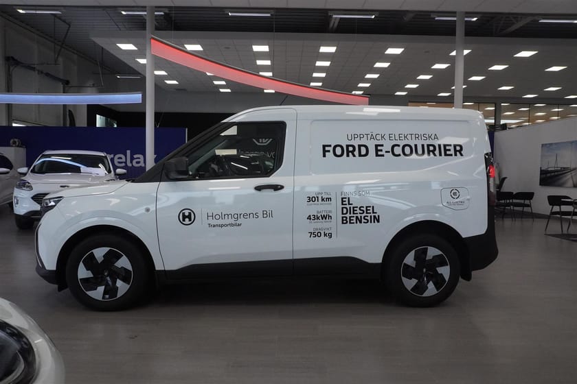 Bild 3 av Ford E-Transit Courier Skåp Trend Elmotor 100 kW 136hk 1-Vxl
