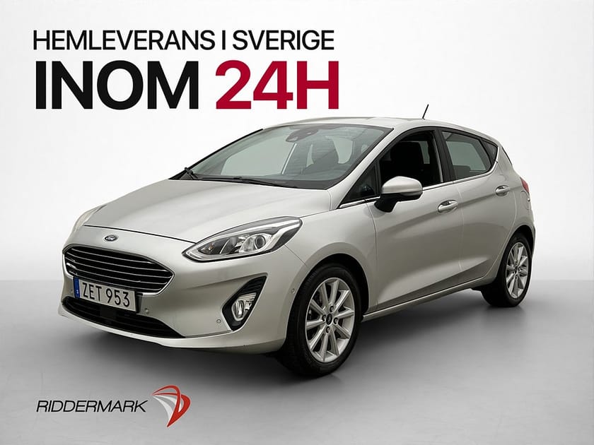Bild 1 av Ford Fiesta 1.0 100hk Titanium Kamera Dragkrok Rattvärme