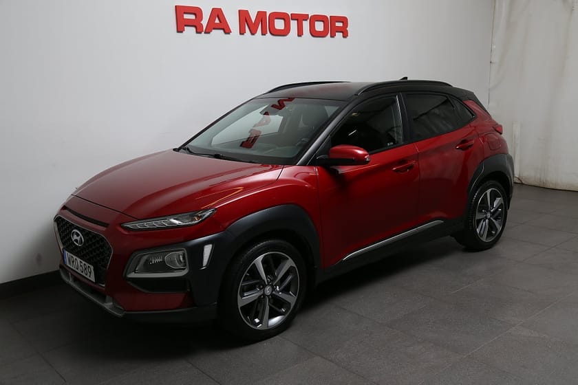 Bild 1 av Hyundai Kona 1,6 T-GDI AWD 177hk Premium Aut KRELL Motorv Dragkrok