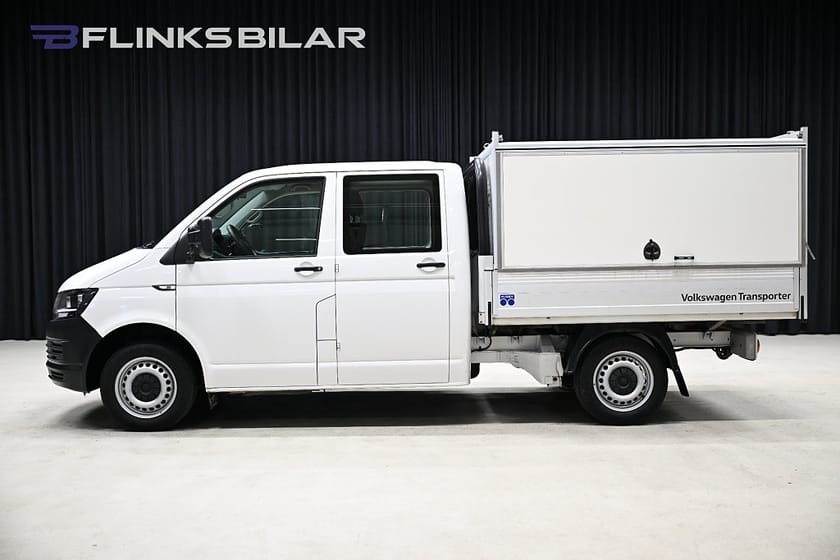 Bild 2 av Volkswagen Transporter Chassi Dubbelhytt 2.0 TDI 102HK Dubbelhytt|5-Sits|Kåpa|Drag|Floby|Leasbar