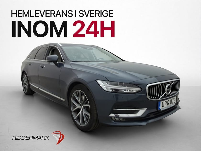 Bild 1 av Volvo V90 T5 Inscription VOC H/K HuD 360° Skinn P-Värm Drag