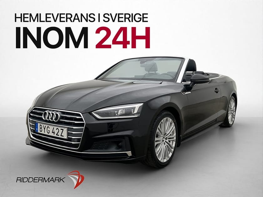Bild 3 av Audi A5 Cabriolet 40 TFSI 190hk S-line Navi P-sensor Läder