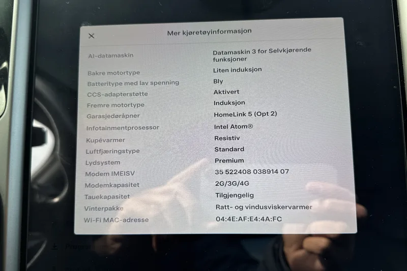 Tesla Model X 100D bilde 16