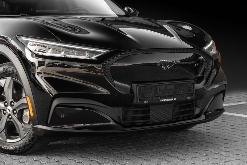 Bilde 3 av Ford Mustang Mach-E Long Range LR/RWD/Skinn/Krok/S+V/610 km!